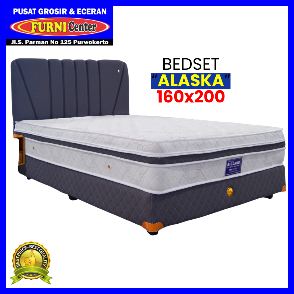 SPRINGBED BIGLAND DISKON GILA GILAAN MATRASS ONLY