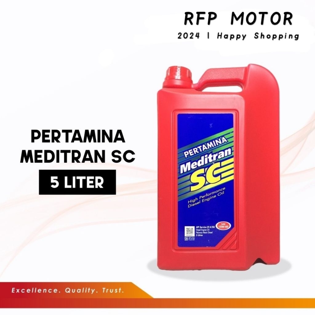 Oli mesin diesel MEDITRAN SC 15W-40 5L