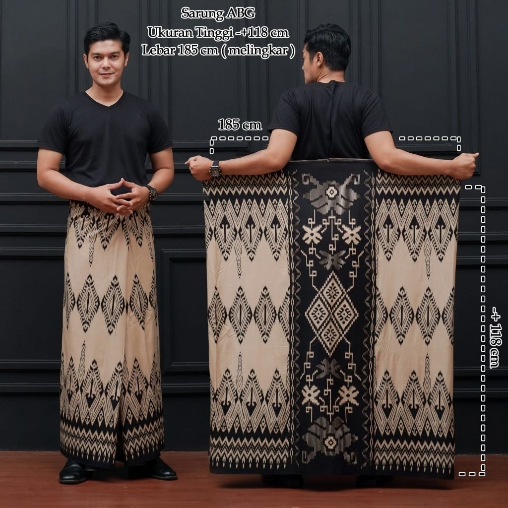 Sarung batik pria dewasa Sarung Batik babagaf terbaru Pekalongan kain rayon premium super original s