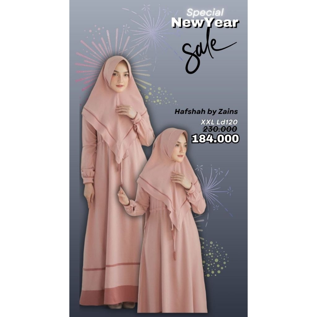 [READY] Hafshah Dress by Zains Daily