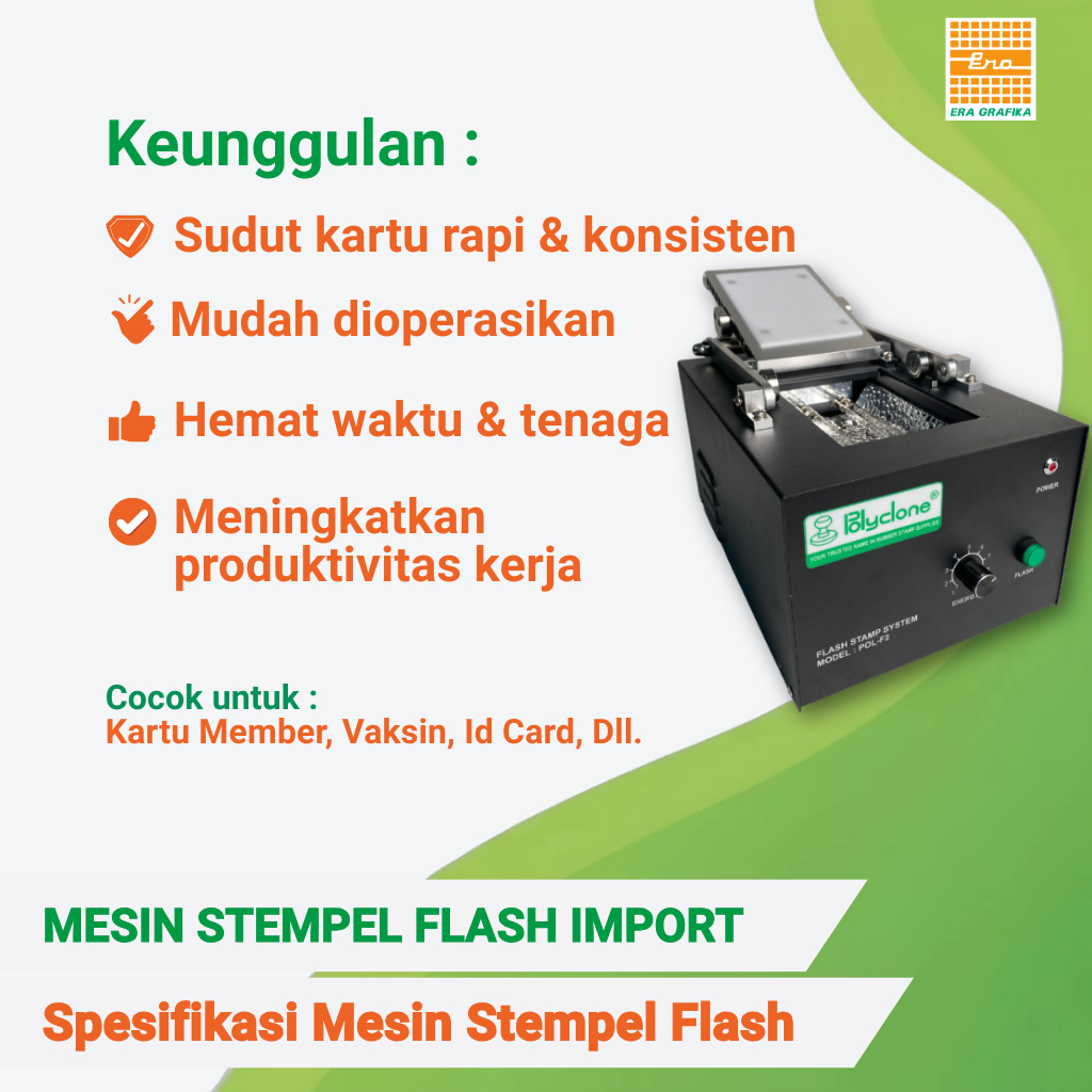MESIN STEMPEL | MESIN STEMPEL FLASH POLYCLONE IMPORT (2L)