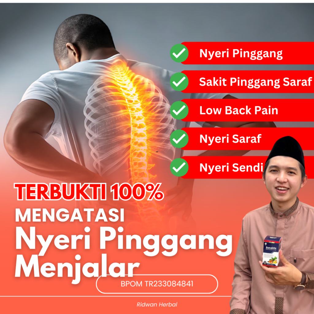 Obat Nyeri Pinggang Menjalar, Sakit Pinggang Saraf, HNP, Low Back Pain Saraf, Sakit Punggung Saraf, 