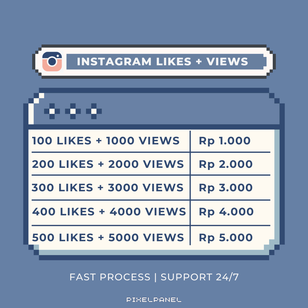 INSTAGRAM Likes + Views Instagram Permanen Murah | Real Bukan Indonesia | Bergaransi