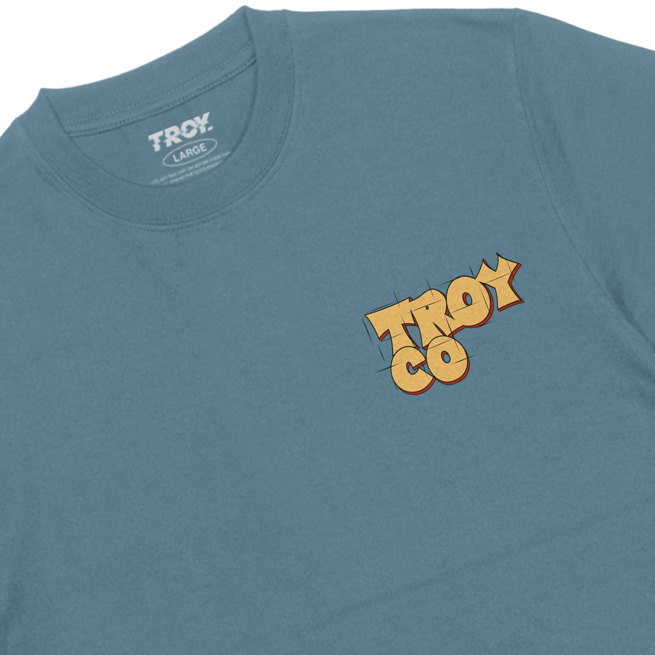 Troy Company Tshirt Mineral Blue Rocket Coyote - Kaos Lengan Pendek Kaos Biru Mineral MTD 2762
