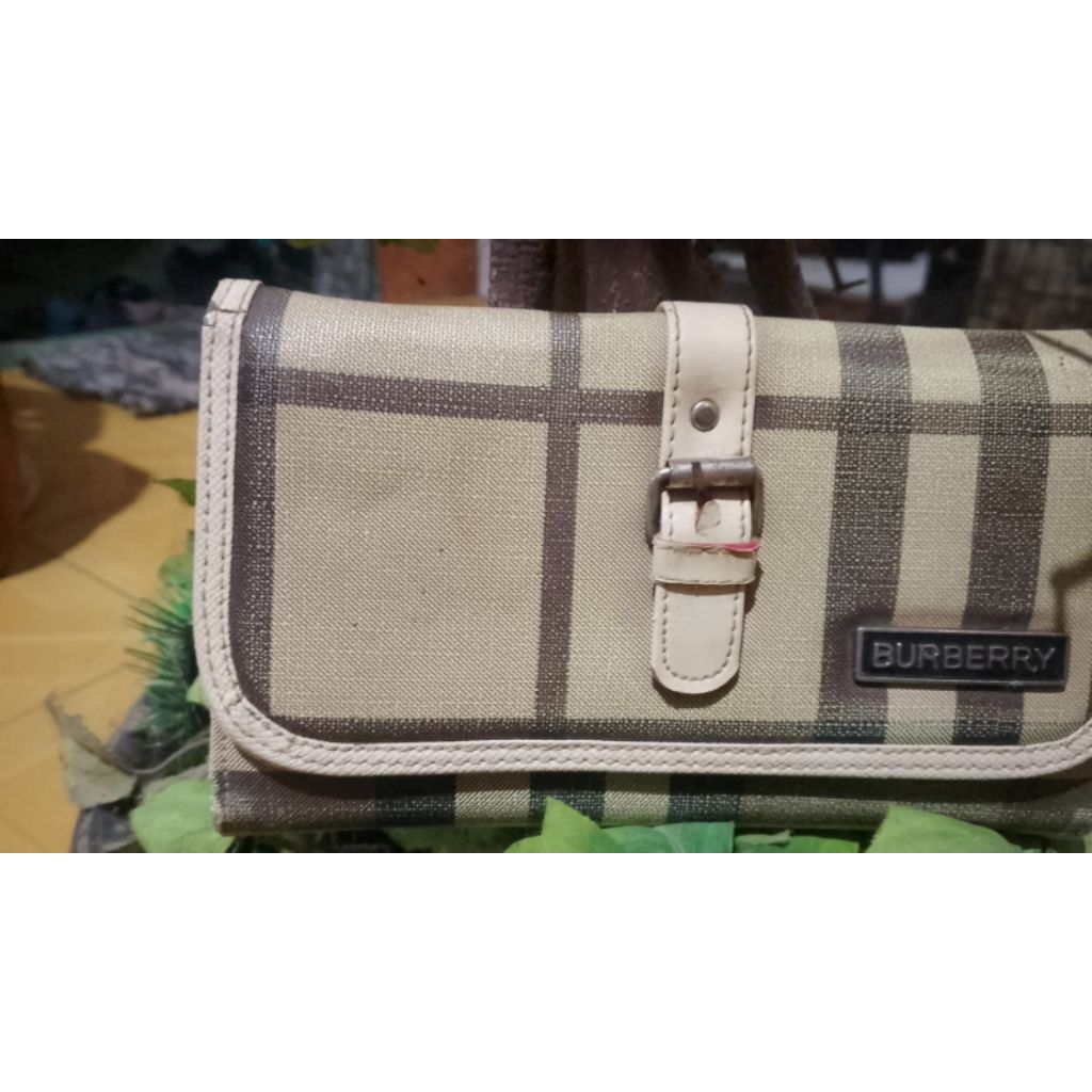 dompet burberry preloved second