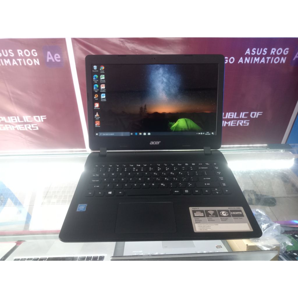 Laptop Acer A314 RAM 8 GB