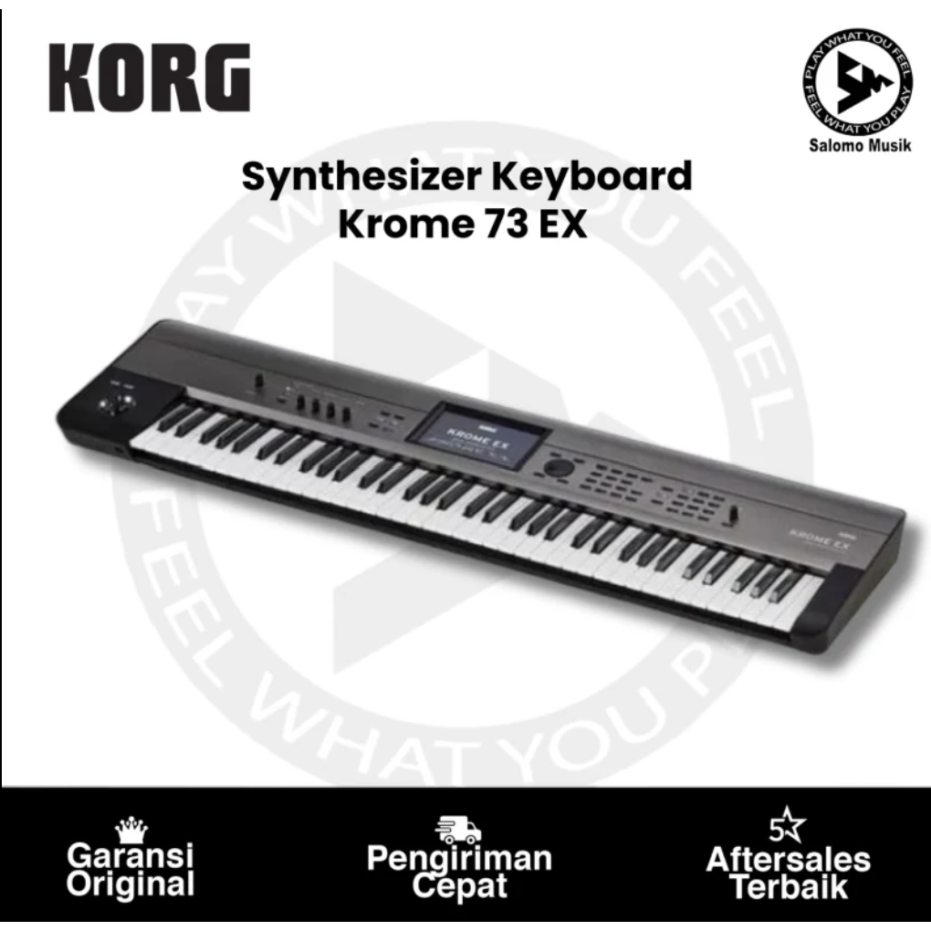 KORG Krome 73 EX Synthesizer Keyboard Original