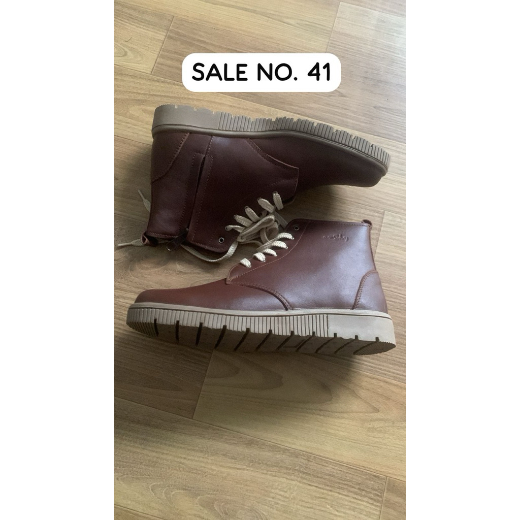 CUCI GUDANG SEPATU KULIT SAPI ASLI