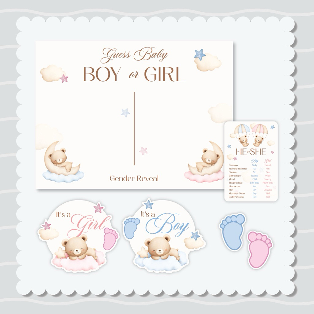 Gender Reveal Voting Table