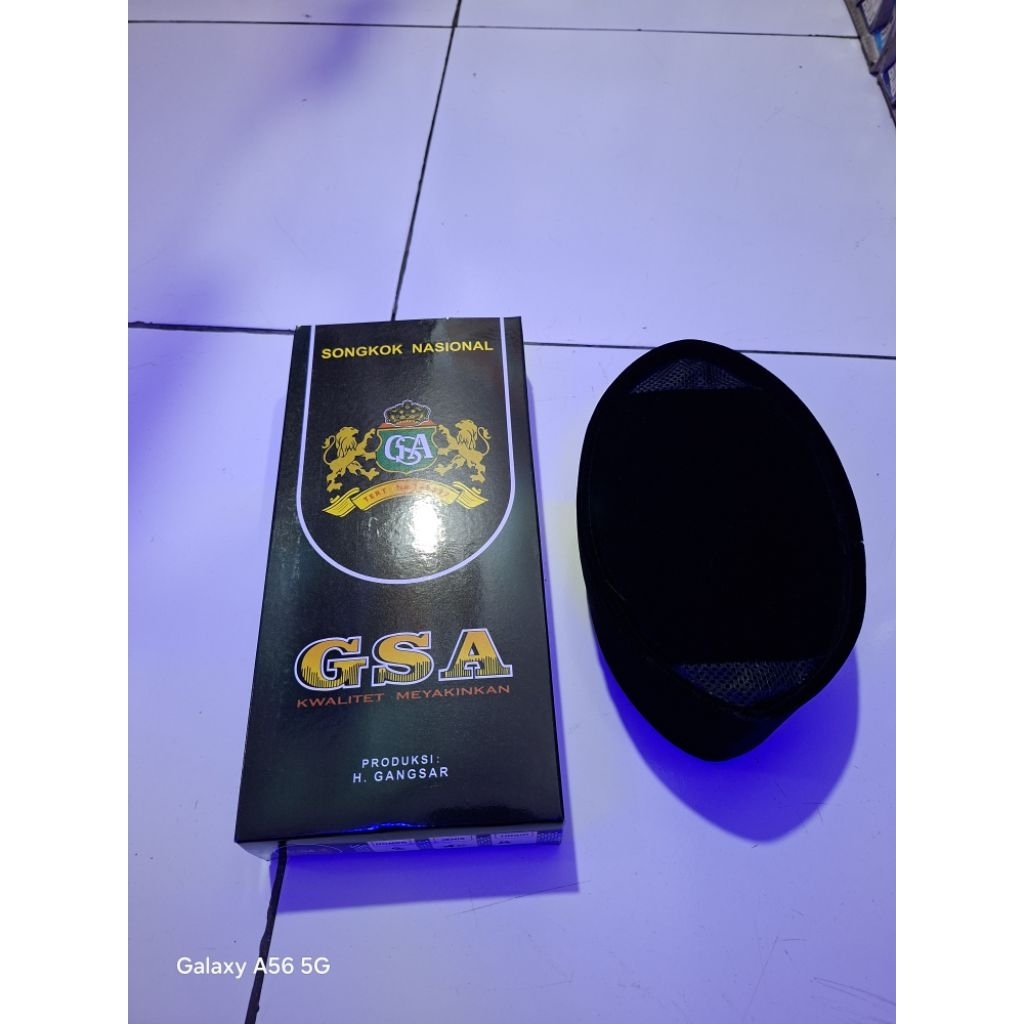 PECI NASIONAL GSA [AC] KOPIAH SONGKOK HITAM NO 3-9 TINGGI 7-10 CM