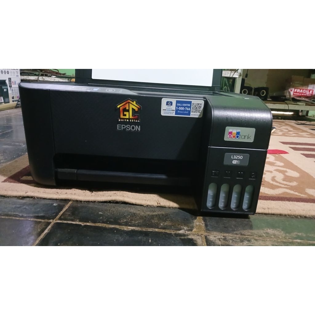 printer epson l3250 ecotank second like new