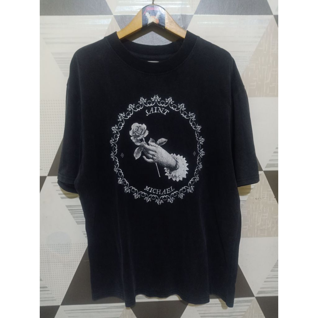 Tshirt Black Wash Saint Michael