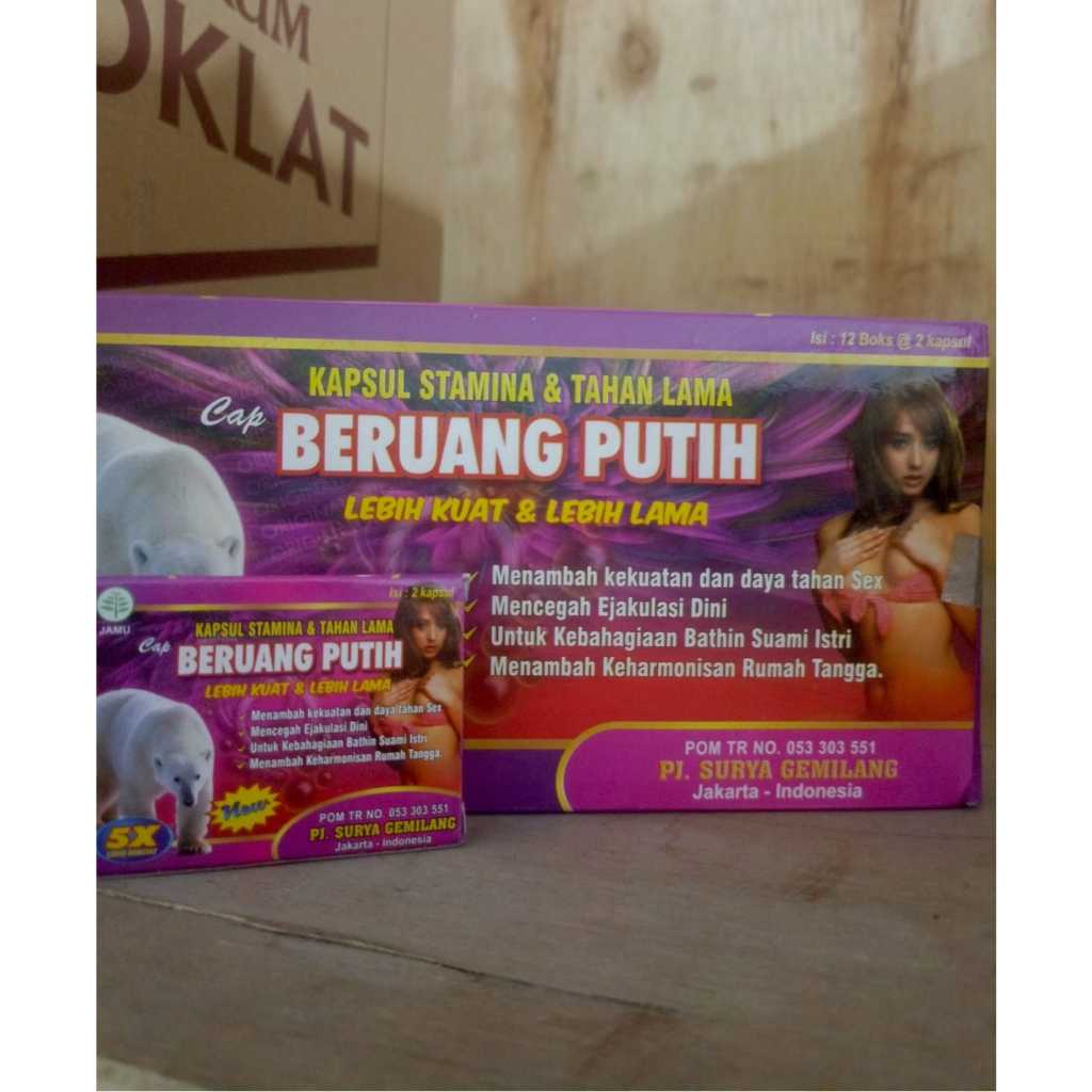 JAMU STAMINA KAPSUL BER_UANG PUTIH 1 SACHET