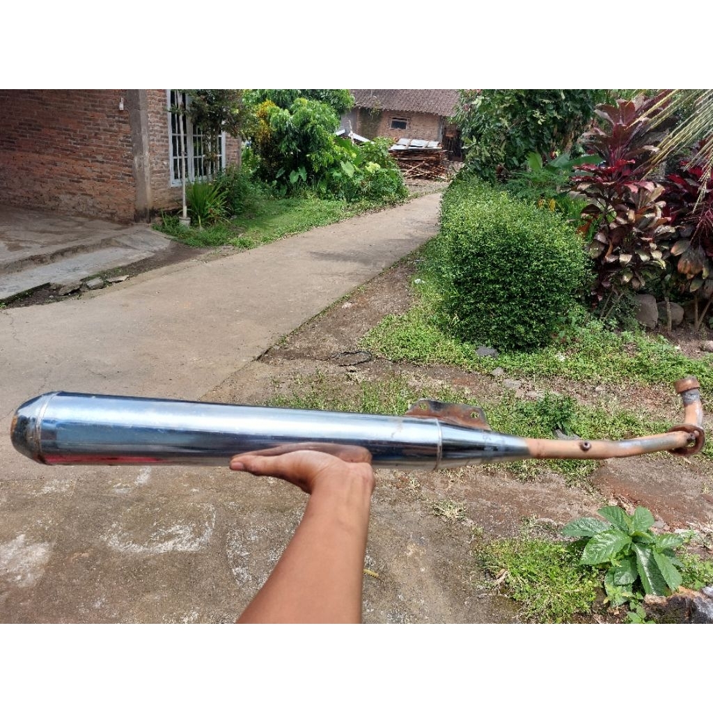 Kenalpot Knalpot Astrea Grand Legenda Original Bahan