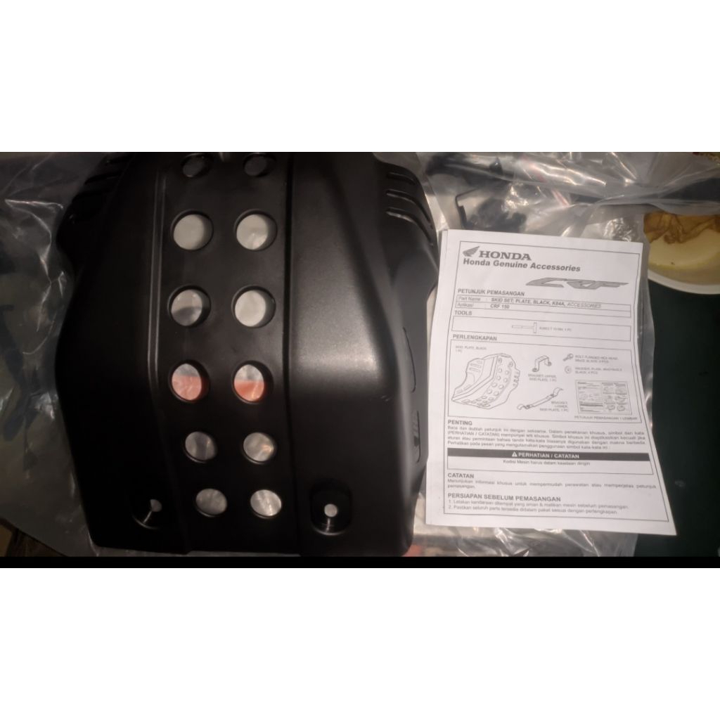 SKIDPLATE COVER ENGINE COVER MESIN ORIGINAL ACC HONDA CRF 150L