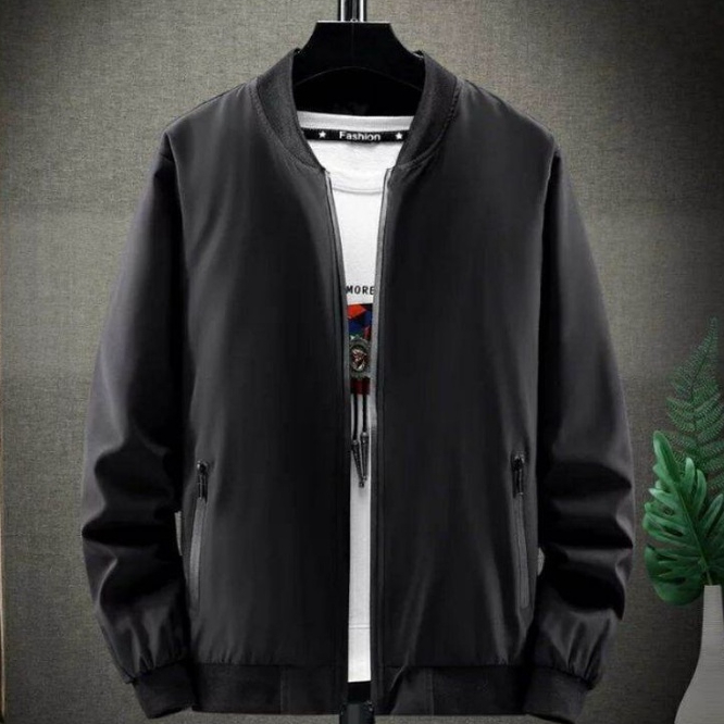 Jaket Bomber Parasut Polos Pria  Wanita Jumbo Anti Air Bahan Premium Ukuran M Sampai XXL