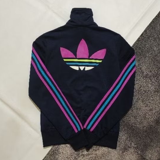 TRACKTOP ADIDAS BIG LOGO PURPLE PANCA