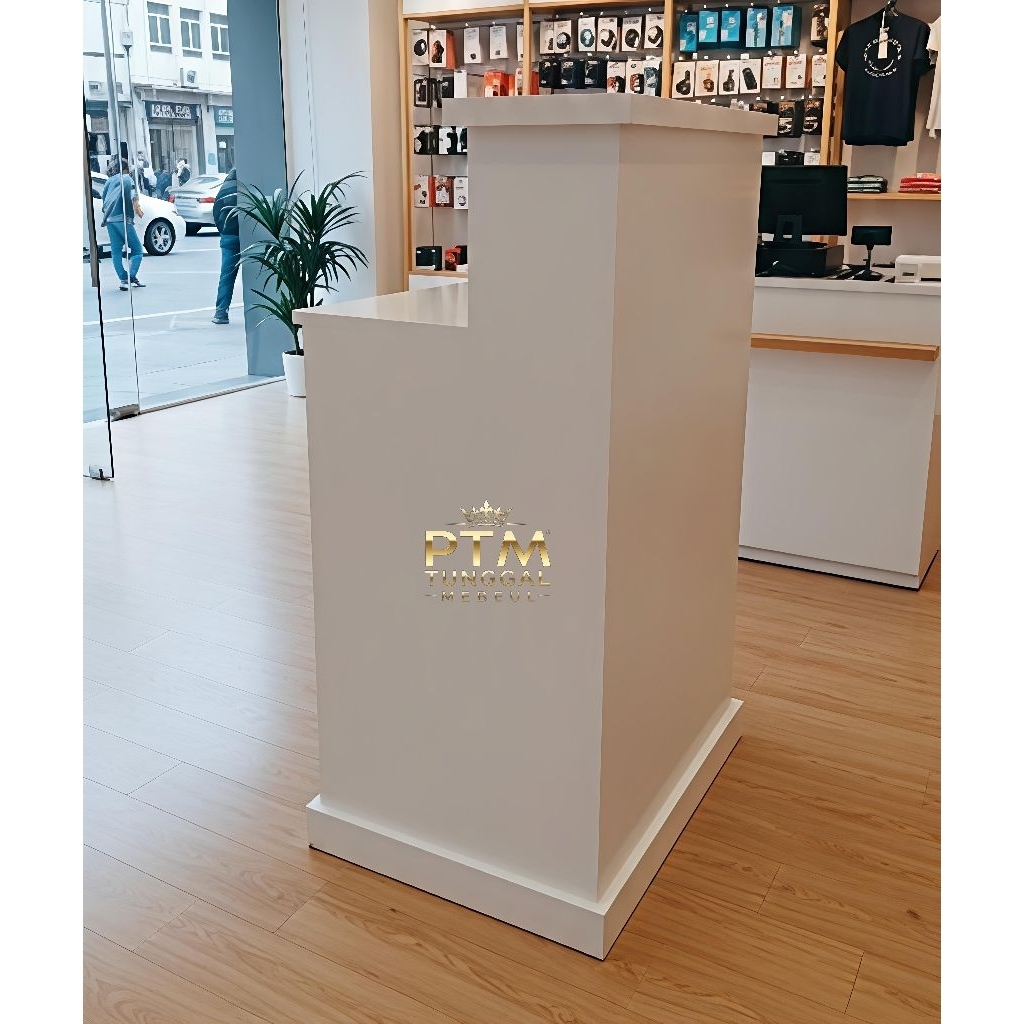 Meja kasir warung toko minimarket meja kasir laundry meja kerja meja komputer minimalis