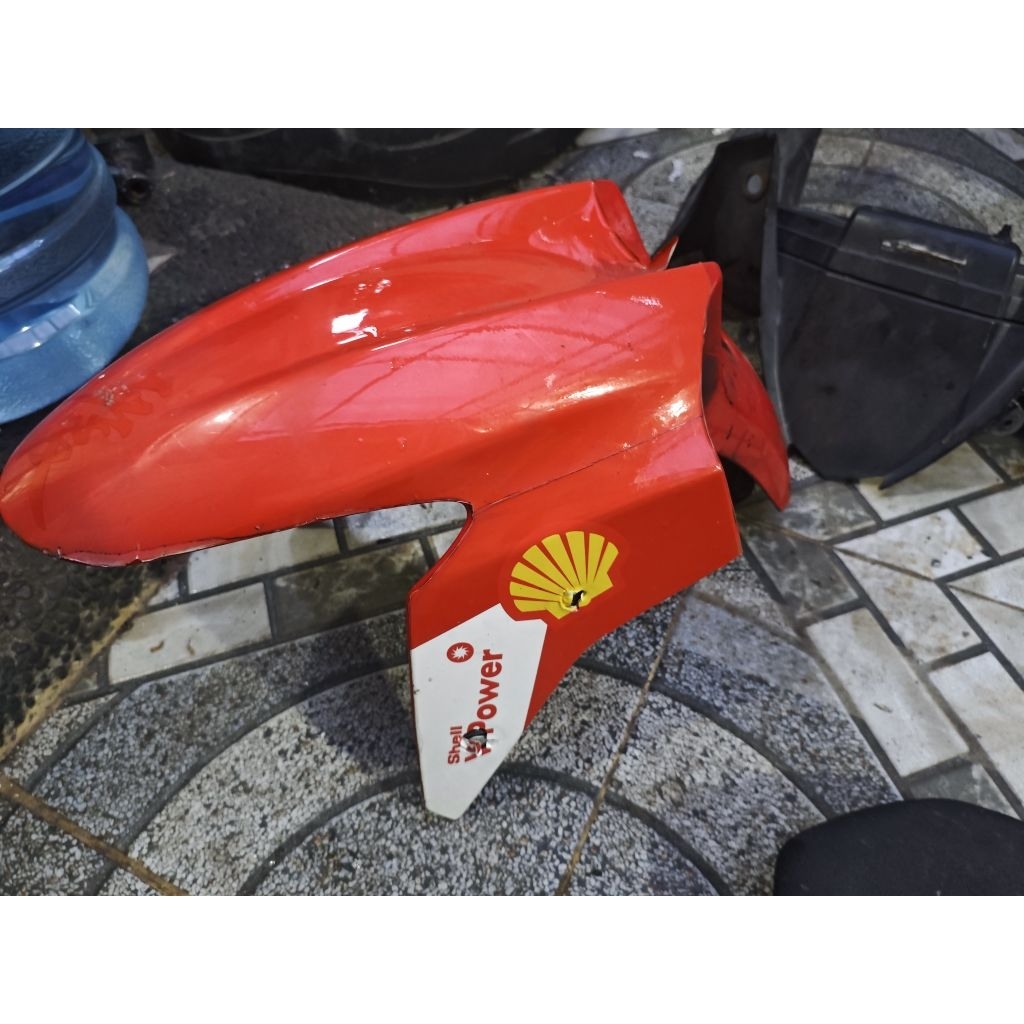 spakbor depan ninja 250karbu original