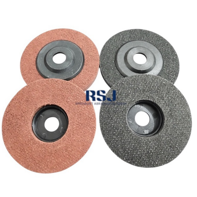 non woven disc 4 inch 9P/gerinda poles stainless