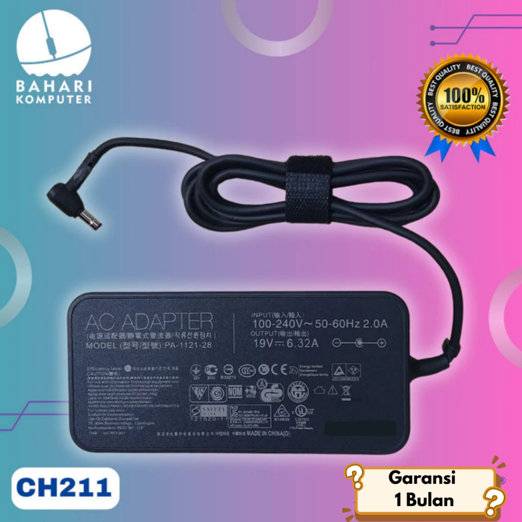 Adaptor Charger Asus ROG G55V G46V G56V G70V G75V Series 120W Original