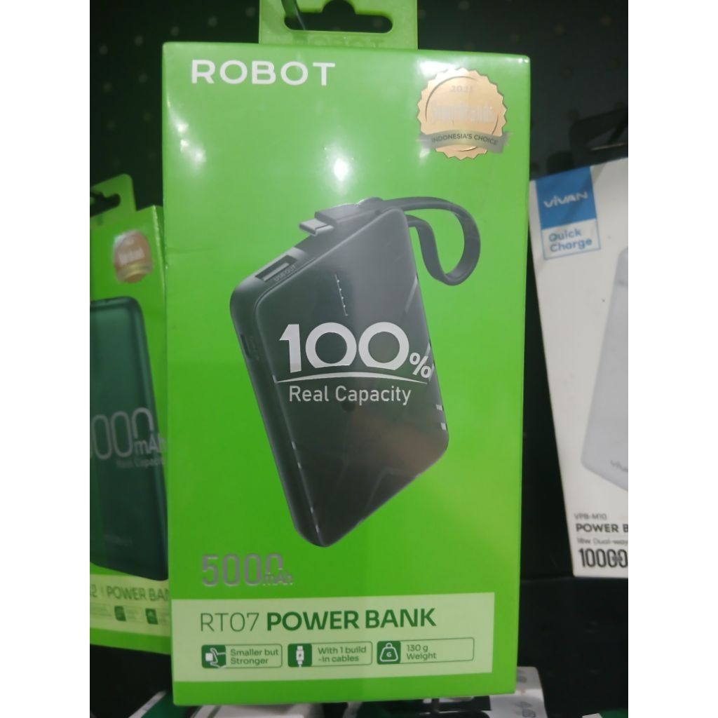 POWERBANK ROBOT RT07 5000 MAH