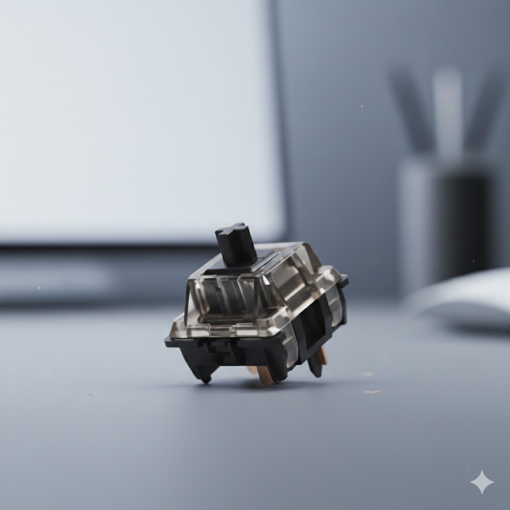 JWICK Black Ultimate Smokey 63g Linear Switch 5 Pin Lubed