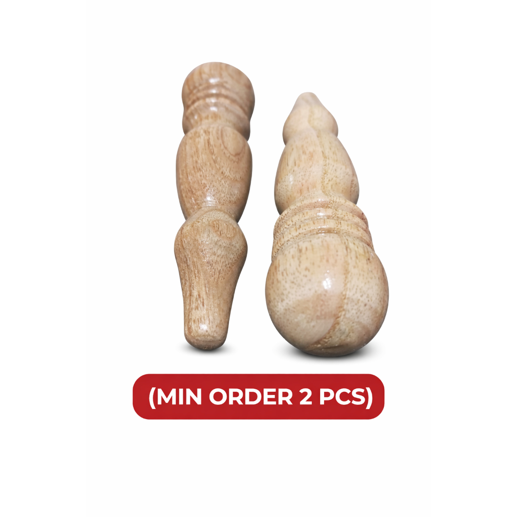 ALAT REFLEKSI KAYU 15 CM – PIJAT TERAPI TELAPAK KAKI & TUBUH