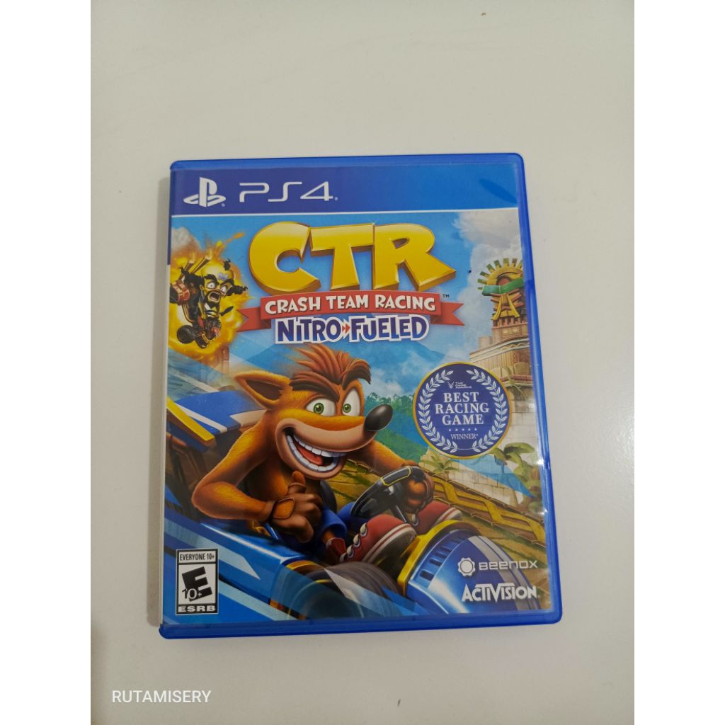 CTR Crash Team Racing kaset bd ps4