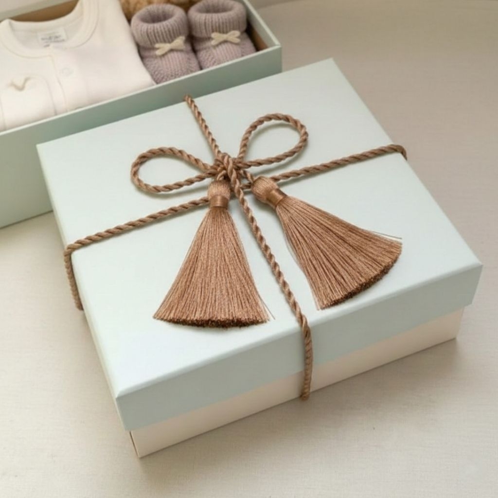 Pita hampers Rumbai tassel | tassel hiasan hampers | Tali Hampers | hampers lebaran | hampers box