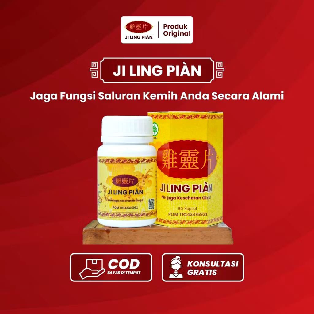 JI LING PIAN - Obat Herbal Asli China untuk Batu Ginjal, Infeksi Saluran Kemih