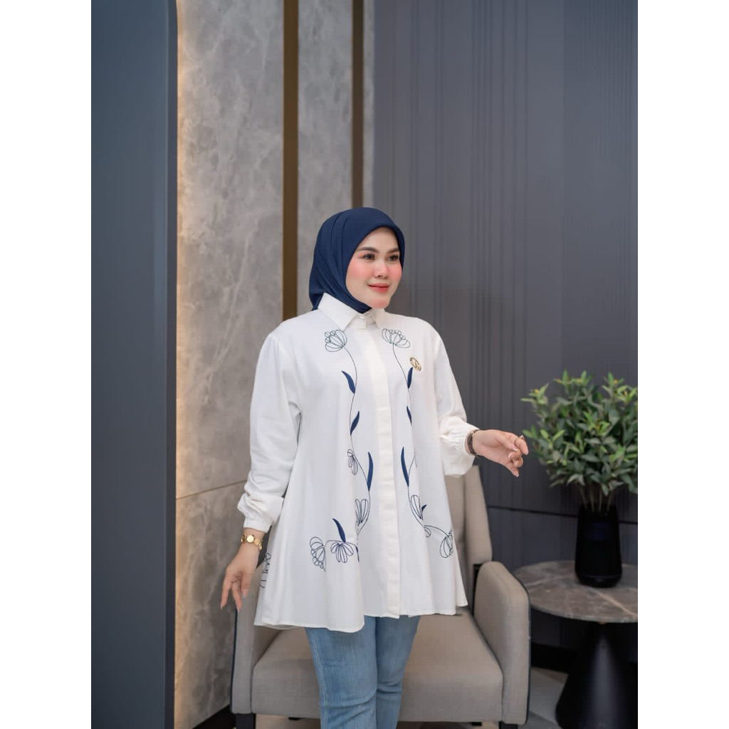 ATASAN WINODY SOFT JEANS BORDIR PREMIUM