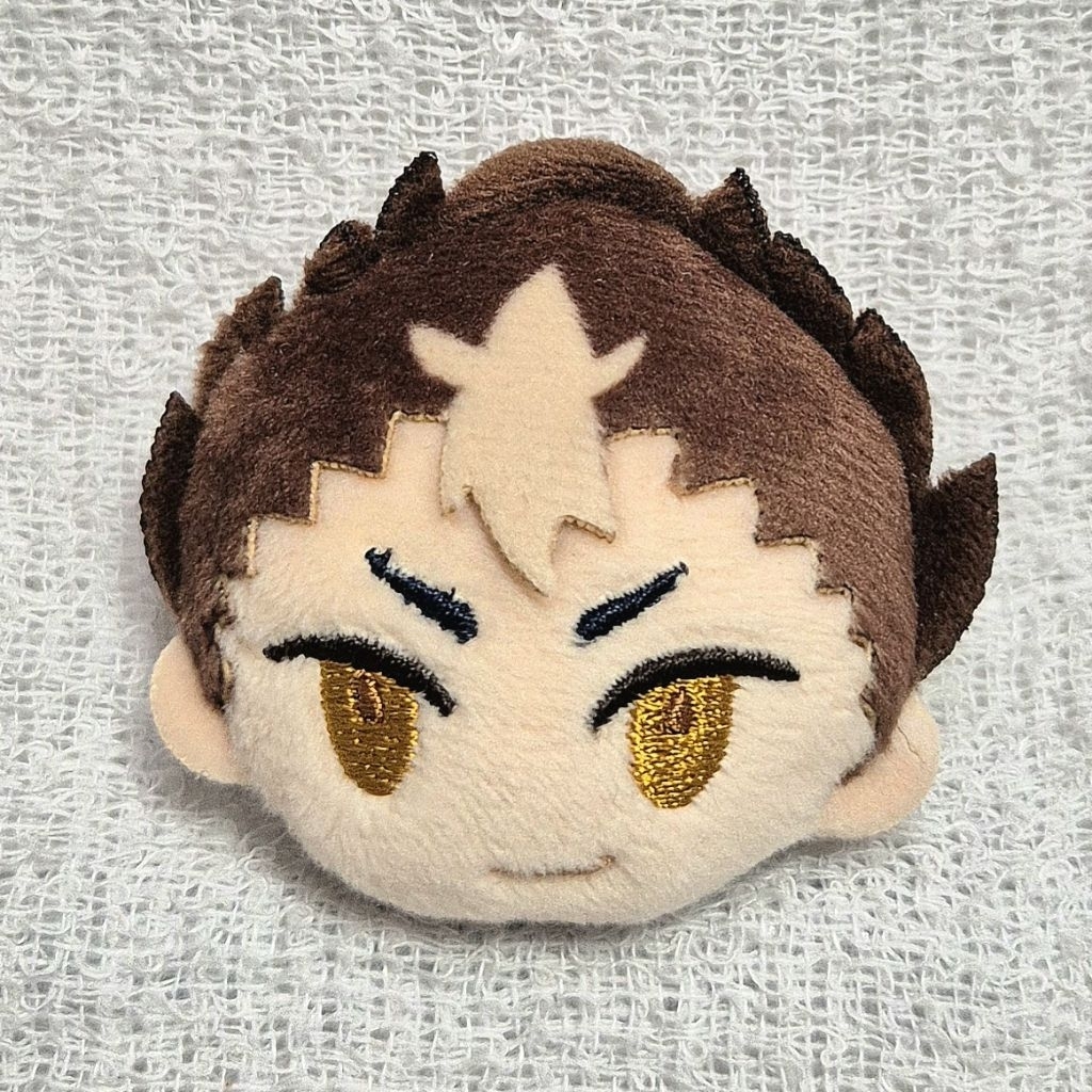 Mini Mochi Noya Atsumu Lev Haiba Mascot Anime Plush Doll Keychain Gantungan Kunci Ganci Boneka pin
