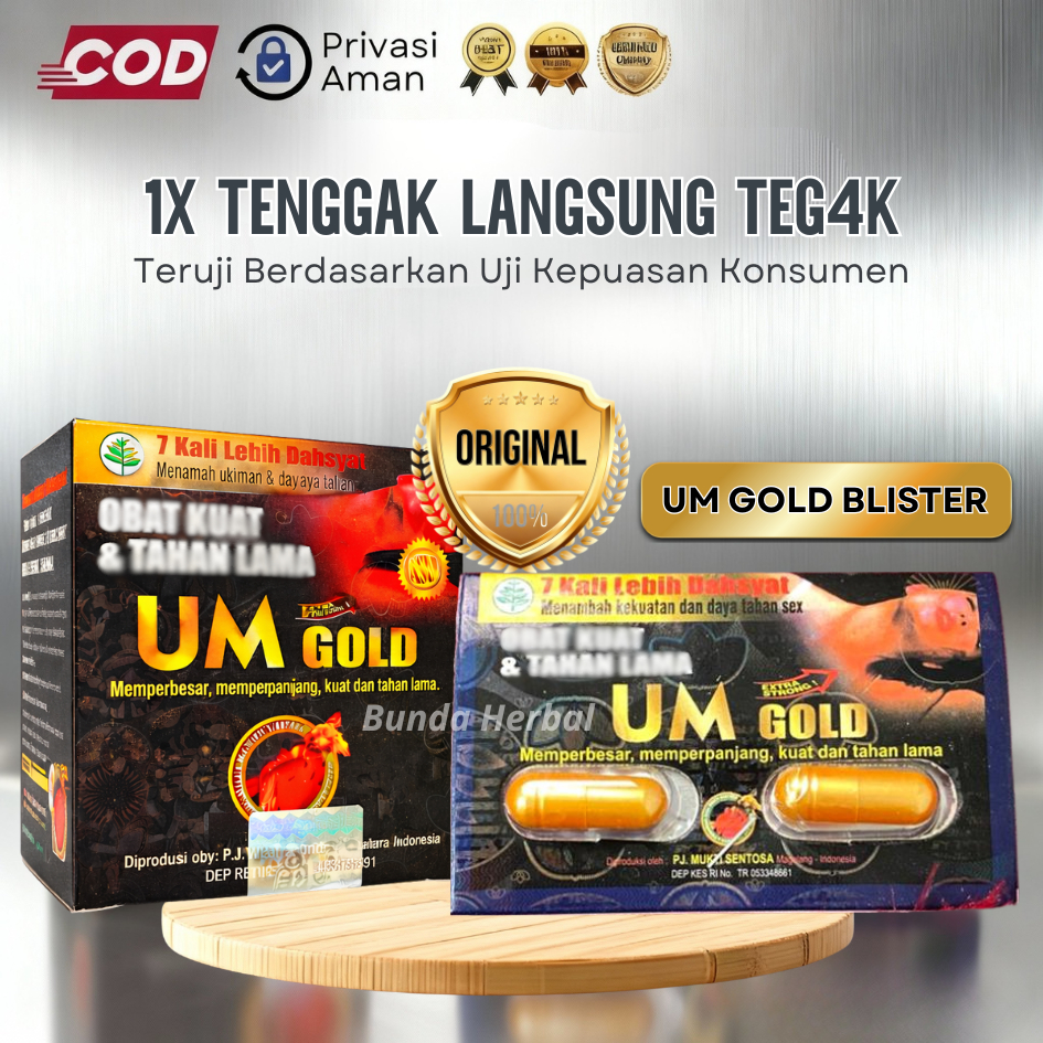 UM GOLD KAPSUL BLISTER | Urat Madu 100% Original | UM Gold Blister | UM Gold New | UM Gold Ori | Ura