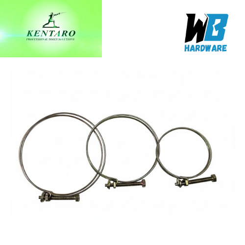 Kentaro Klem Selang Kawat  Universal – Clamp Selang Air, Selang Gas LPG, Selang Radiator Motor Mobil