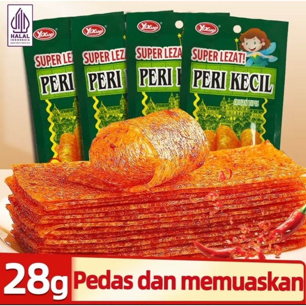 Snack Halal Latiao Snack Rasa Pedas Vegetarian Food