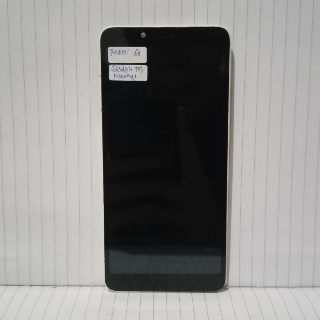 LCD+Frem+Getar+Spiker Atas Copotan Unit Xiaomi Redmi 6A | Kondisi LCD Sudah Tes Normal