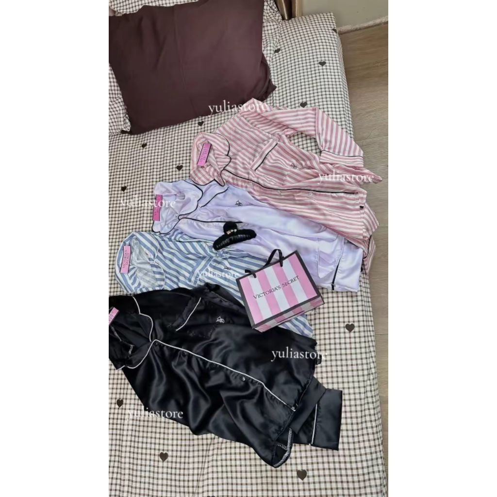 piyama wanita dewasa || piyama kekinian || piyama vs || free paperbag