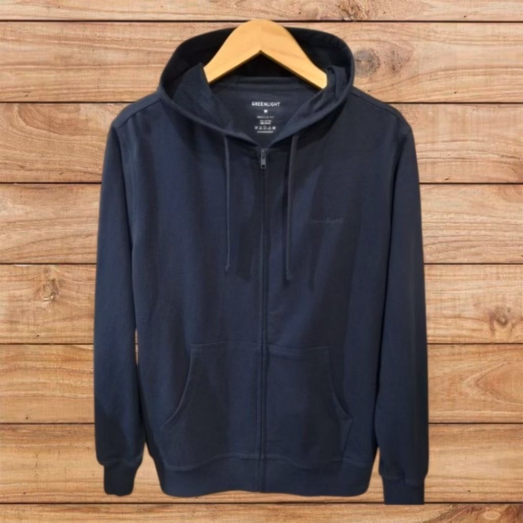 GREENLIGHT Jaket Pria Sweater Zipper Hoodie Original 141024