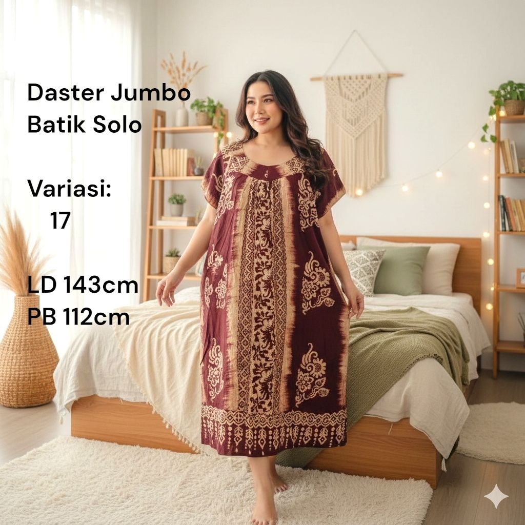 Daster Sikak BL Jumbo Batik Solo