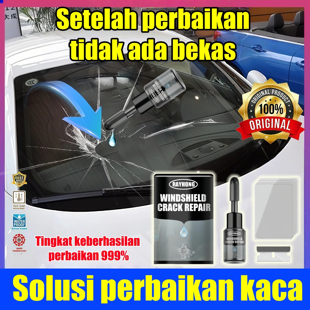 Lem kaca mobil retak tanpa bekas lem kaca aquarium bening super kuat lem lcd layar hp