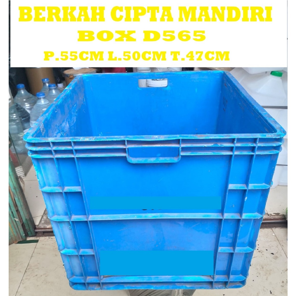 Box Container Plastik Bekas Industri Type D565