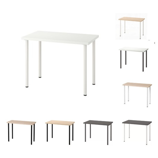 ADILS LINNMON Meja belajar kerja 100x60 cm