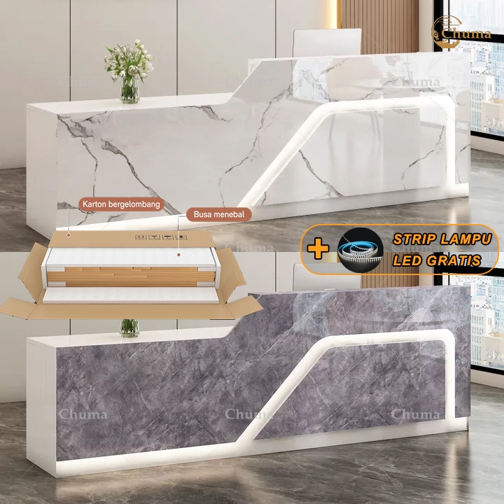 [Garansi&180/200CM]Meja Kasir Kerja Minimalis Meja Bar Salon Kecantikan Meja Counter Resepsionis Mej