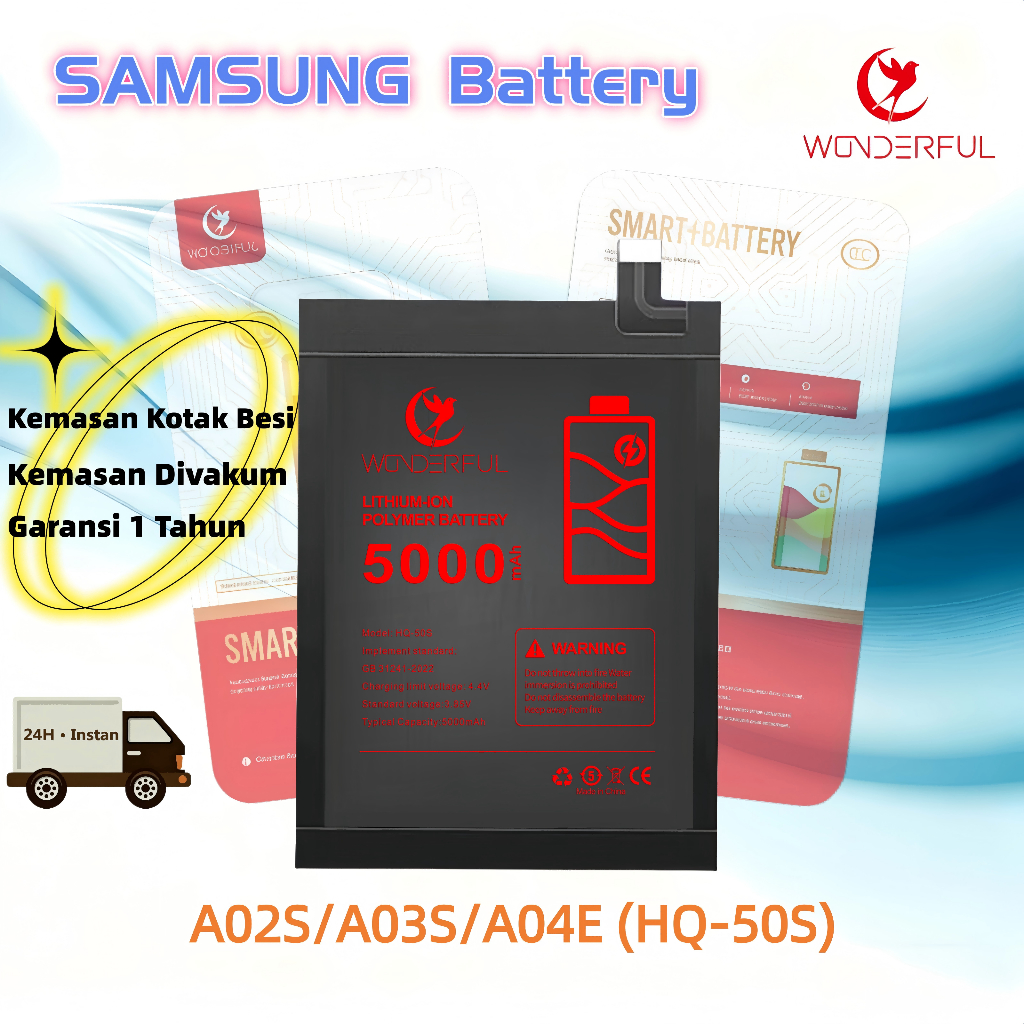 ( Wonderful )Baterai SAMSUNG  A02S
