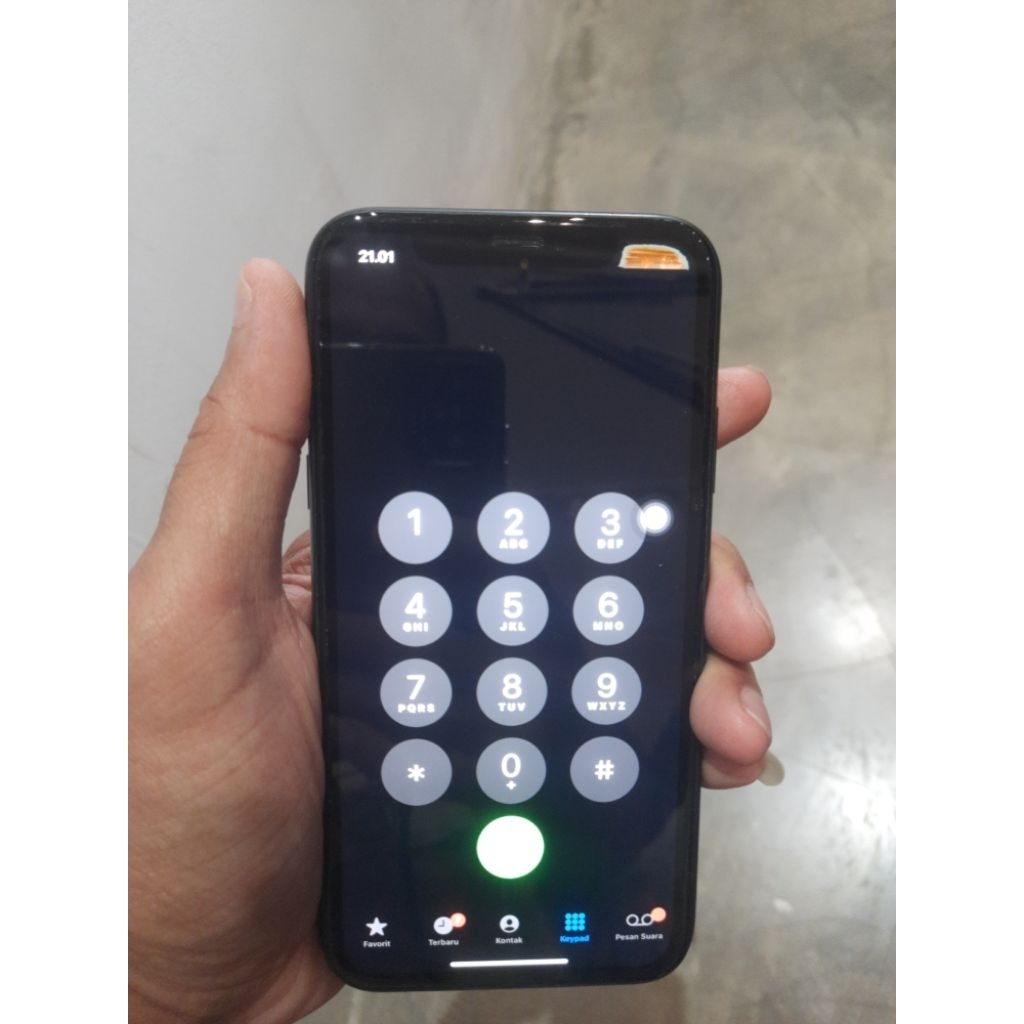 LCD iPhone XR copotan iBox minus