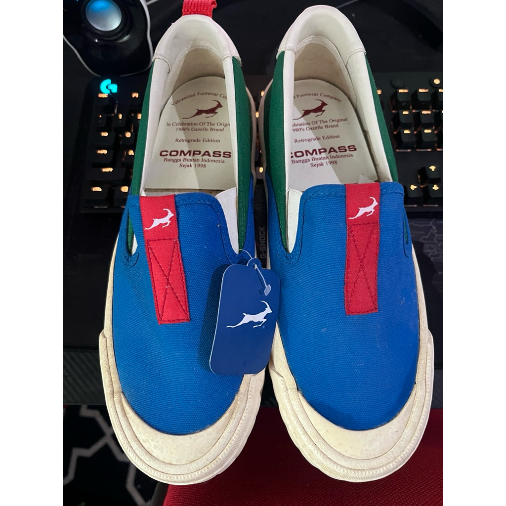 Sepatu compass vulcanised ori US8 | CM 26.3