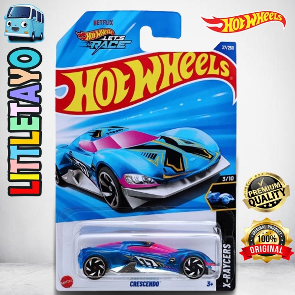 Hot Wheels Crescendo Biru X-Raycers