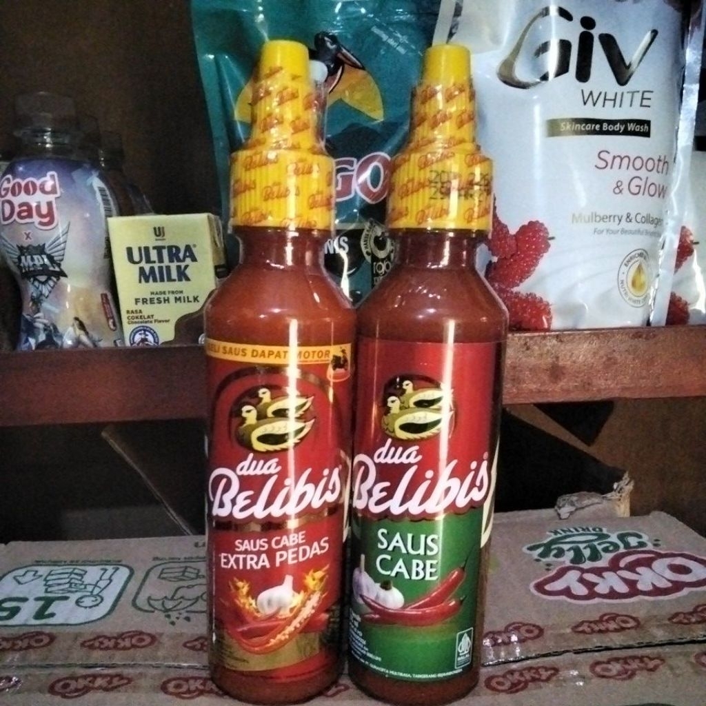 Saus Cabe Dua Belibis Extra Pedas & Saus Cabe 235ml