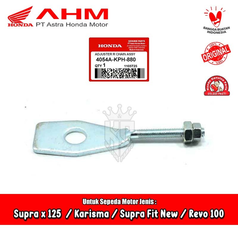 Setelan Rantai Anting Honda Karisma Supra x 125 Fit New Revo 100 AHM 4054A-KPH-880